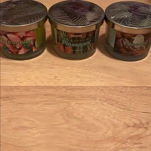 Three Sonoma Candles